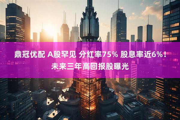 鼎冠优配 A股罕见 分红率75% 股息率近6%！未来三年高回报股曝光