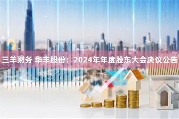 三羊财务 华丰股份：2024年年度股东大会决议公告